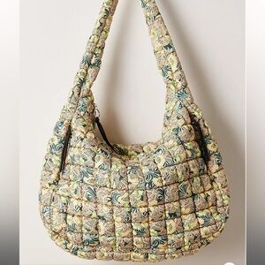 NWT Free People Printed Floral Carryall Bag